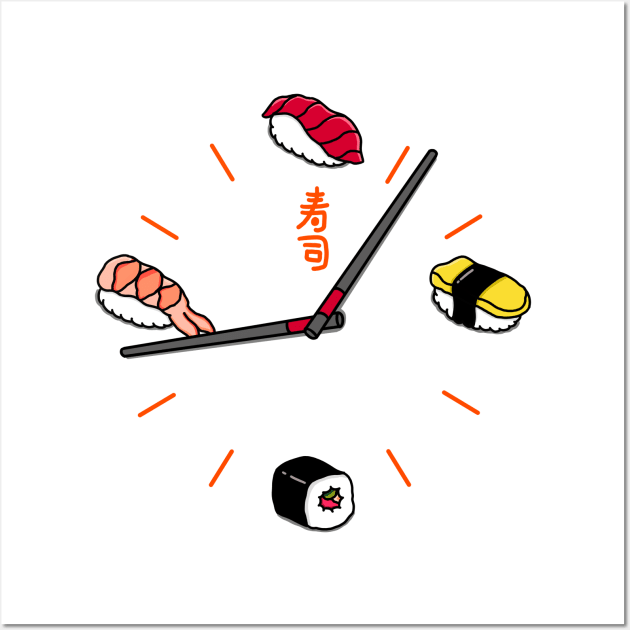 Time for Sushi Wall Art by Kimprut